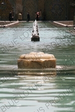 Fountains at the Golestan Palace in Tehran