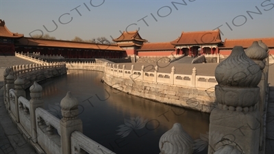 Gate of Correct Conduct (Zhendu Men) in the Forbidden City in Beijing