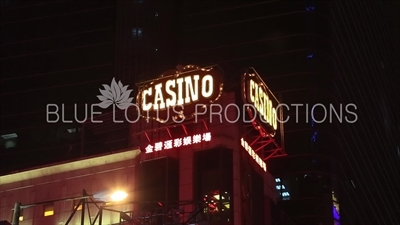 'Casino' sign in Macau