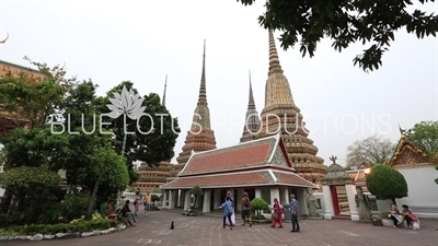 Phra Maha Chedi Si Rajakarn at Wat Pho (Wat Phra Chetuphon Vimolmangklararm Rajwaramahaviharn) in Bangkok