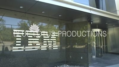 Entrance to IBM Corporate Headquarters in Armonk