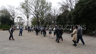 Shinjuku Gyoen National Park Entrance in Tokyo