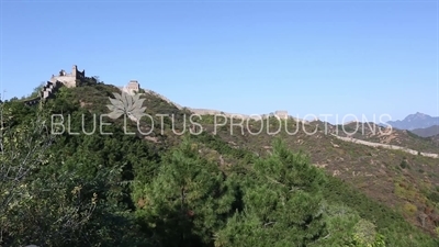 West Tower (Xicheng Lou), Storage Tower (Kufanglou) and Open Tower (Changlouzi) on the Great Wall of China near Beijing