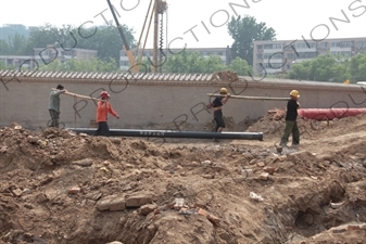 Construction at the 798 Art Zone/Factory 798 (798 Yishuqu/Dashanzi) in Beijing