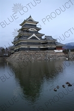 Keep (Tenshu/Tenshukaku) of Matsumoto Castle in Matsumoto