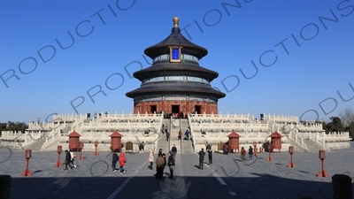 Hall of Prayer for Good Harvests (Qi Nian Dian) in the Temple of Heaven (Tiantan) in Beijing