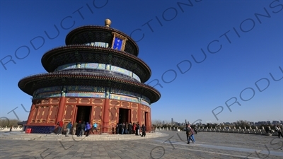 Hall of Prayer for Good Harvests (Qi Nian Dian) in the Temple of Heaven (Tiantan) in Beijing