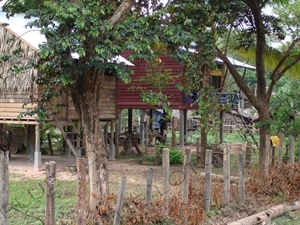 Stilt Houses in Angkor