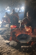 Coffee Roasting inside a Hut in Simien Mountains National Park