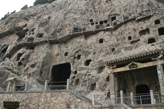 Fengxian Temple/Grotto (Fengxian Si) at the Longmen Grottoes (Longmen Shiku) near Luoyang