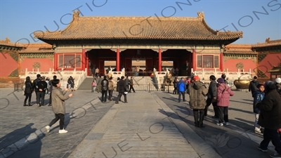 Gate of Heavenly Purity (Qianqing Men) in the Forbidden City in Beijing