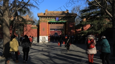 Gate of Peace Declaration (Zhaotai Men) in the Lama Temple in Beijing