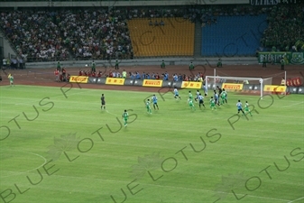 Chinese Super League Match between Beijing Guoan and Dalian Shide at the Workers' Stadium (Gongren Tiyuchang) in Beijing