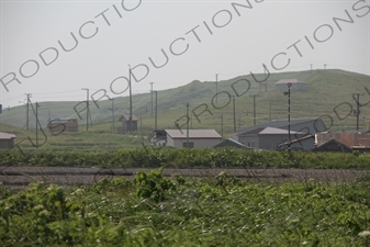 Power Lines and Houses on Rebun