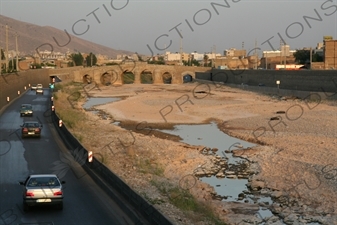 Bridge over a Dry Riverbed in Shiraz