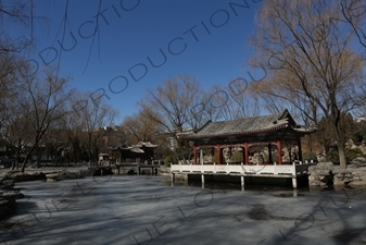 Southwest Waterscape Area in Ritan Park in Beijing