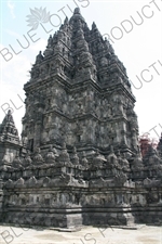 Buildings at Prambanan Temple Compound near Yogyakarta