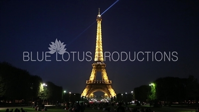 Field of Mars (Champ de Mars) and the Eiffel Tower in Paris