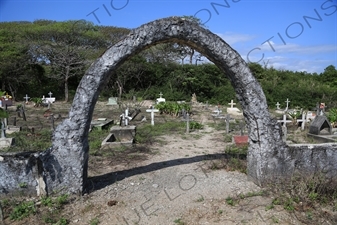 Entrance to a Cemetery on Playa Guiones in Nosara