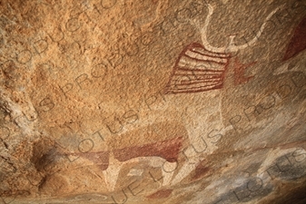 Prehistoric Cave Paintings in Laas Geel/Laas Gaal on the Outskirts of Hargeisa in Somaliland