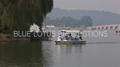 Boat on Kunming Lake (Kunming Hu) in the Summer Palace in Beijing