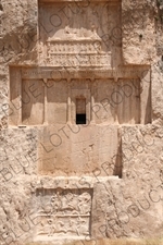 Tomb of Darius the Great and Equestrian Relief of Bahram II in Combat at Naqsh-e Rustam