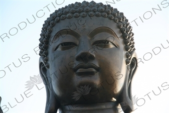 Big Buddha (Tiantan Da Fo) Statue on Lantau in Hong Kong