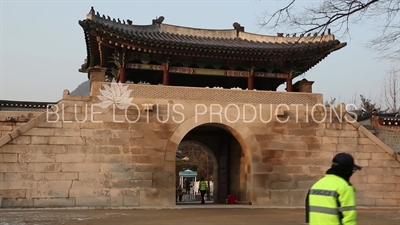 Sinmu Gate (Sinmumun) at Gyeongbok Palace (Gyeongbokgung) in Seoul