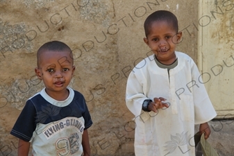 Two Young Children in Keren