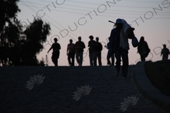 Workers Returning Home in Lalibela