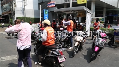 Bangkok Motorcycle Taxis