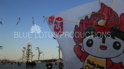 Bird's Nest/National Stadium (Niaochao/Guojia Tiyuchang) in the Olympic Park in Beijing