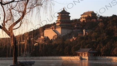 South Face of Longevity Hill (Wanshou Shan) in the Summer Palace in Beijing