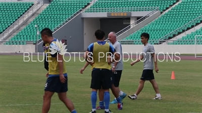 Sven Goran Eriksson at Guangzhou R&F (Rich and Force) Training Ground