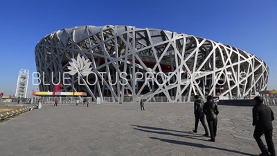 Bird's Nest/National Stadium (Niaochao/Guojia Tiyuchang) in the Olympic Park in Beijing