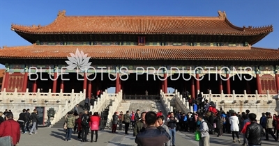 Gate of Supreme Harmony (Taihe Dian) in the Forbidden City in Beijing