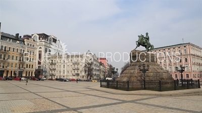 Statue of Bohdan Khmelnytsky in Kiev