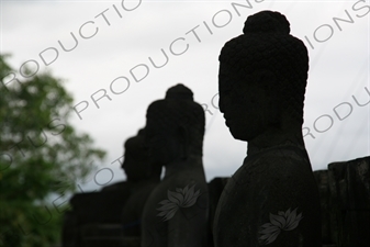 Buddhist Statues at Borobudur