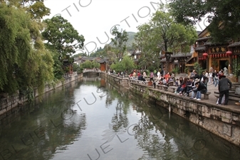 Stream Running through the Old City in Lijiang