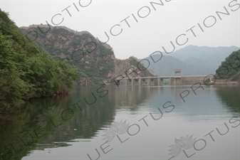 Reservoir at the Huanghua Cheng Section of the Great Wall of China (Wanli Changcheng) near Beijing