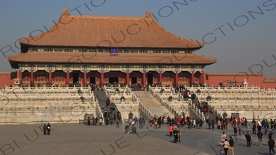 Hall of Supreme Harmony (Taihe Dian) in the Forbidden City in Beijing