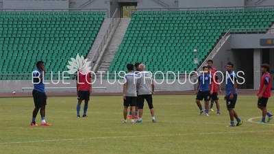 Sven Goran Eriksson at Guangzhou R&F (Rich and Force) Training Ground