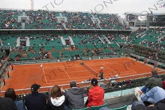 Maria Sharapova on Philippe Chatrier Court at the French Open/Roland Garros in Paris