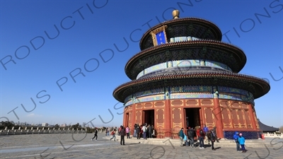 Hall of Prayer for Good Harvests (Qi Nian Dian) in the Temple of Heaven (Tiantan) in Beijing