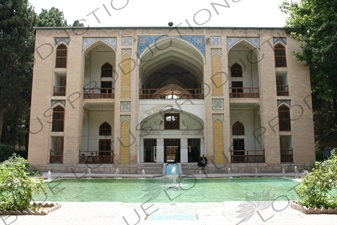 Shotor Gelou Pavilion in the Bagh-e Fin Garden in Kashan