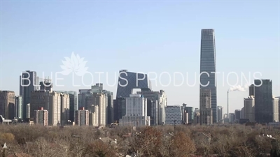24 Hour Time Lapse of World Trade Centre Tower III in Beijing's Central Business District (CBD).
