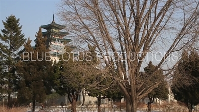 Pagoda at Gyeongbok Palace (Gyeongbokgung) in Seoul