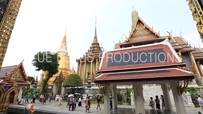 Emerald Temple/Chapel (Wat Phra Kaew) at the Grand Palace (Phra Borom Maha Ratcha Wang) in Bangkok