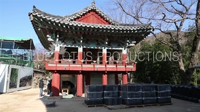 The Bell Pavilion at Beomeosa Temple in Busan