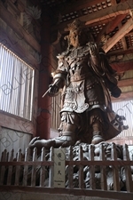 Koumokoten/Virupaksa Statue in the Daibutsuden of Todaiji in Nara